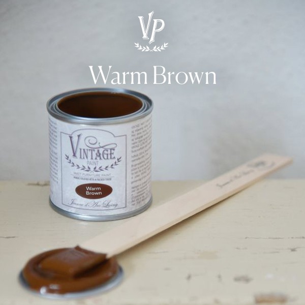 Peinture à la craie Vintage Paint Warm Brown 100ml
