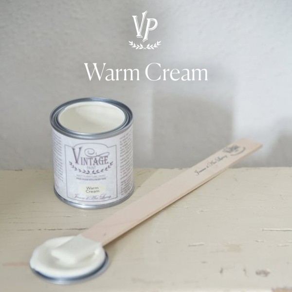 Peinture à la craie Vintage Paint Warm Cream 100ml