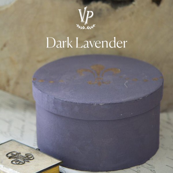 Peinture à la craie Vintage Paint Dark Lavender Boîte à chapeaux