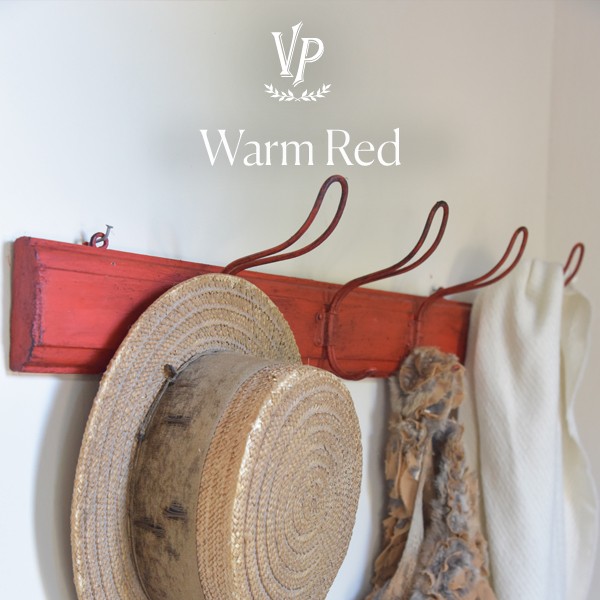 Peinture à la craie Vintage Paint Warm Red Porte manteaux