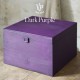 Peinture à la craie Vintage Paint Dark Purple Boîte rangement