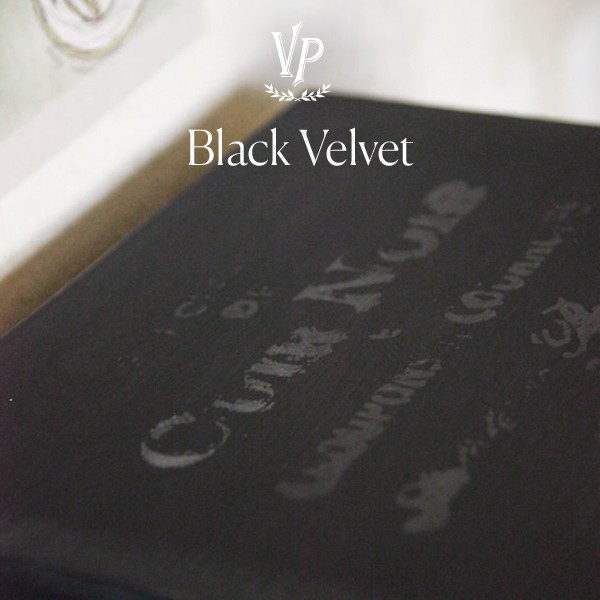 Peinture à la craie Vintage Paint Black Velvet Tampon
