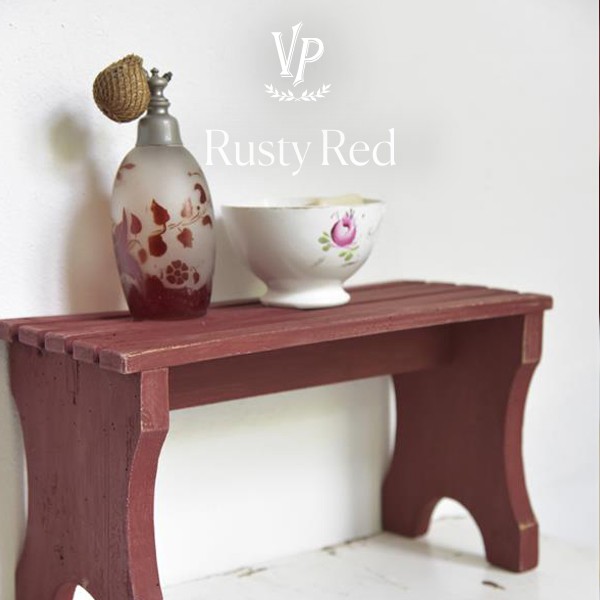 Peinture à la craie Vintage Paint Rusty Red Meuble bois