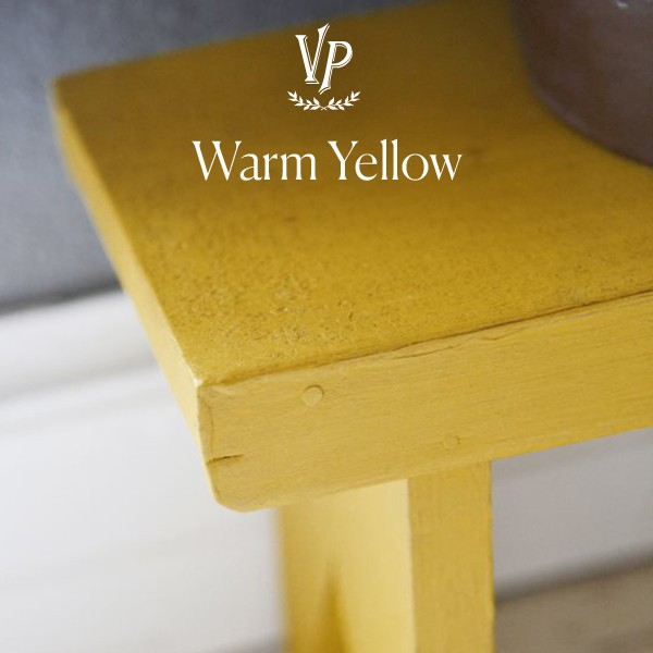 Peinture à la craie Vintage Paint Warm Yellow Relooking meuble