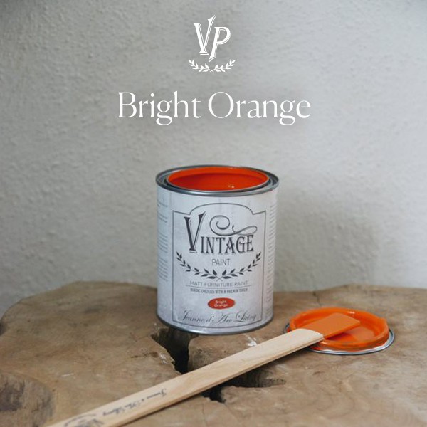 Peinture à la craie Vintage Paint Bright Orange 700ml