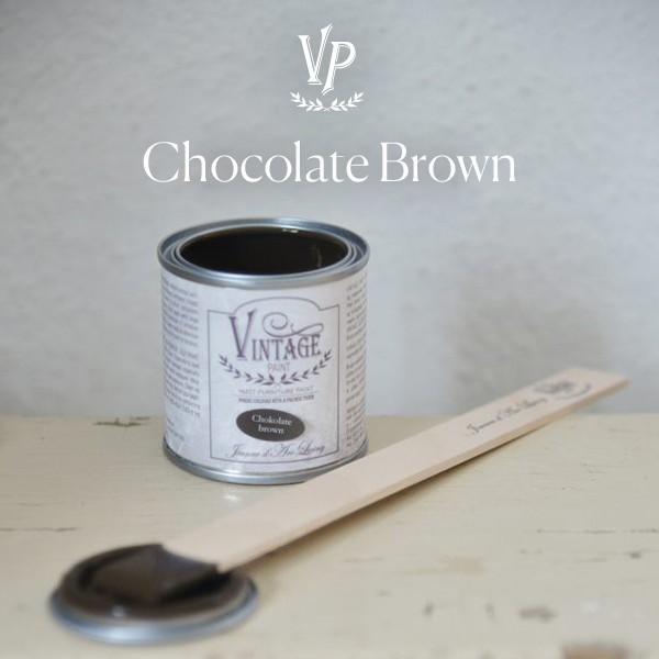 Peinture à la craie Vintage Paint Chocolate Brown 100ml