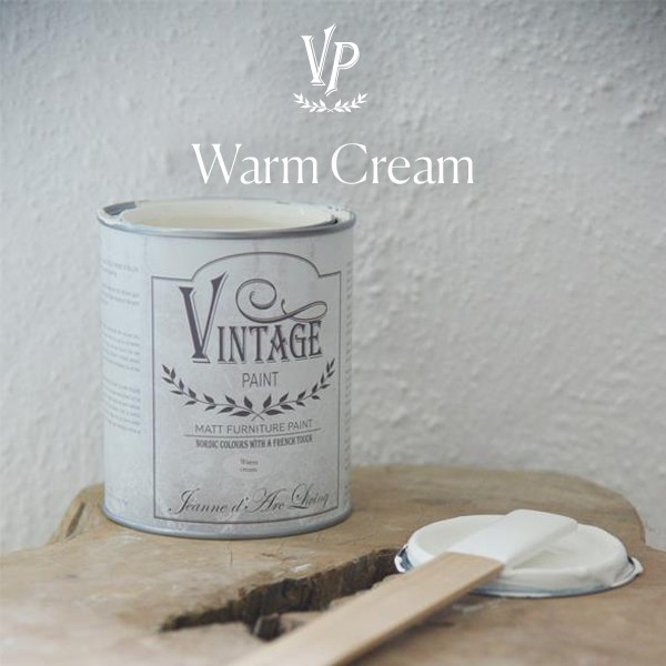 Peinture à la craie Vintage Paint Warm Cream 700ml