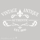 Pochoir décoratif Vintage Antique 20x20cm