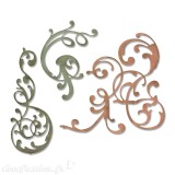 Dies Sizzix de découpe Tim Holtz Thinlits die set Adorned