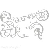 Dies Sizzix de découpe Tim Holtz Thinlits die set Adorned