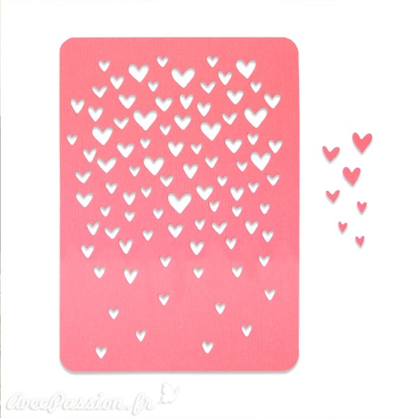 Dies Sizzix de découpe Thinlits Drifting hearts