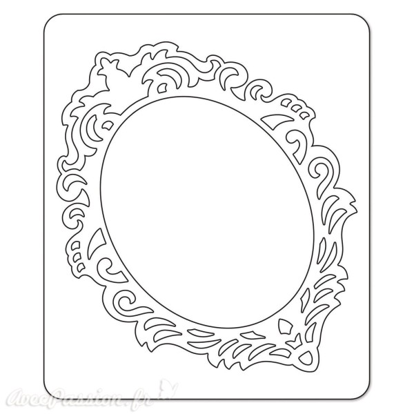 Dies Sizzix de découpe Sizzlits Frame antique