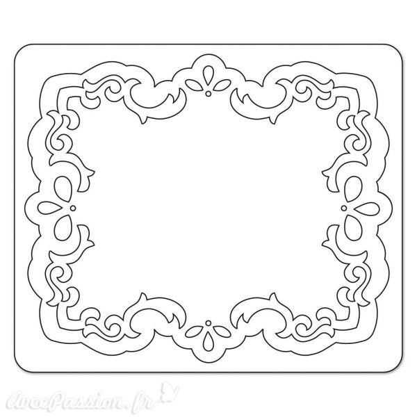 Dies Sizzix de découpe Sizzlits Frame antique 2