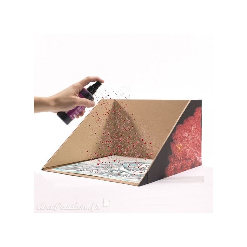 Boîte de pulvérisation pour encre