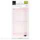 Massicot coupe ou plie papier Vaessen Créative 15x30,5cm rose