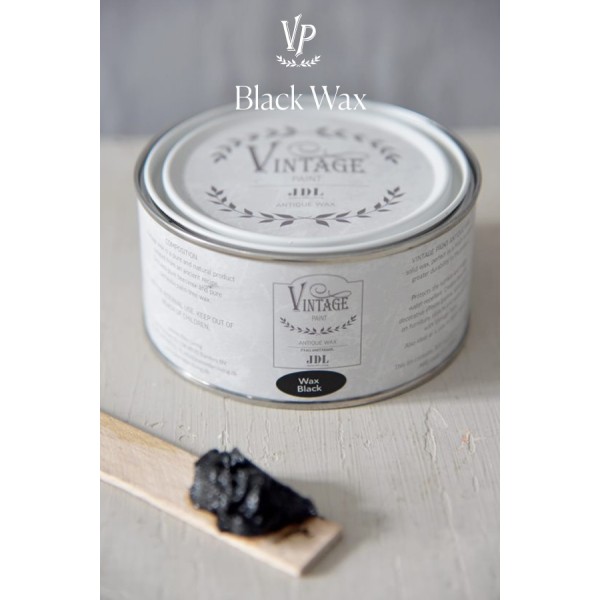 Cire Vintage Paint Noire - Antique Wax Black 300ml