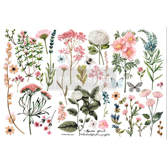 Transfert pelliculable Redesign Botanical Paradise 15x30cm