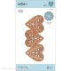 Dies découpe gaufrage Spellbinders Heart Melange Doily Dies (S4-1060)