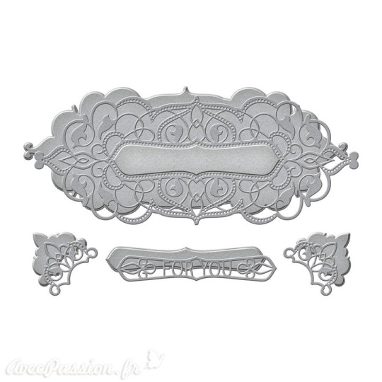 Dies découpe gaufrage Spellbinders Classic Slimline Etched Dies (S6-172)