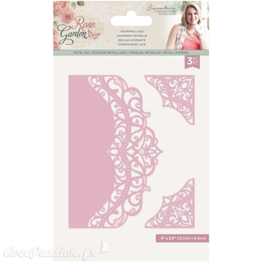Dies découpe gaufrage Crafter's Companion Rose Garden Metal Die Adorning Lace (S-RGA-MD-ADLA) Dies découpe gaufrage Crafter's Companion Rose Garden Metal Die Adorning Lace (S-RGA-MD-ADLA)
