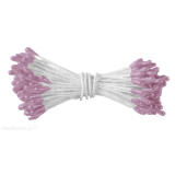 Pistils Etamines pour coeurs de fleurs rose x40