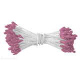 Pistils Etamines pour coeurs de fleurs rose x40