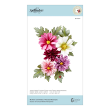 Dies découpe gaufrage Spellbinders Button and Daisy Chrysanthemum Etched Dies (S4-1074)