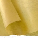 Papier népalais lokta Lamali jaune anis