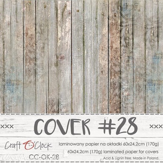 Couverture album scrapbooking Craft O Clock   60x24cm