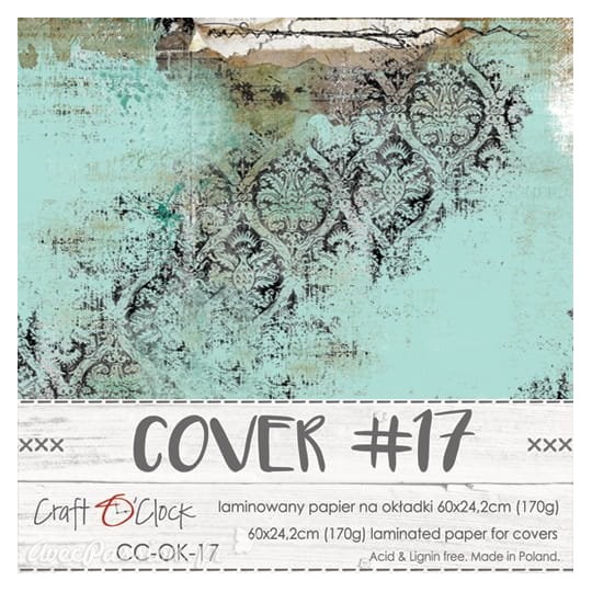 Couverture album scrapbooking Craft O Clock   60x24cm