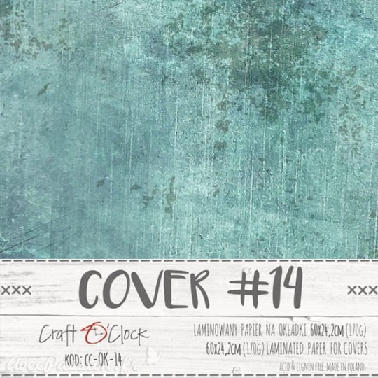 Couverture album scrapbooking Craft O Clock   60x24cm