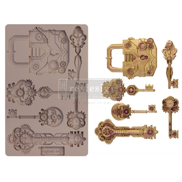 Moule ReDesign en silicone Mechanical Lock & Keys