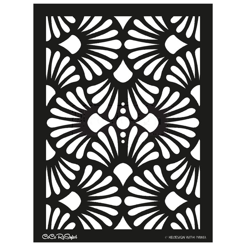 Pochoir décoratif Redesign Modern Deco Collection CECE 45x65cm