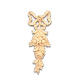 Moulure décorative Guirlande de fleurs & noeud 8x26cm Woodubend 