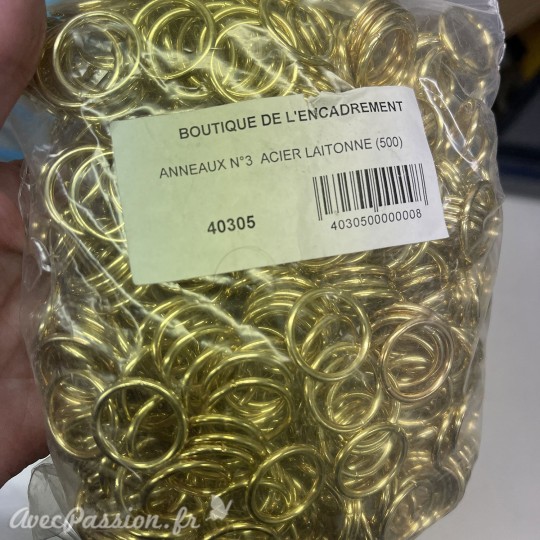 Attaches anneaux & lacets grands // anneauxn°3- 16int épais 22 soudés //40305*500 Attaches anneaux & lacets grands // anneauxn°3- 16int épais 22 soudés //40305*500