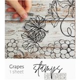 Tampons IOD Clear Stamps Grapes