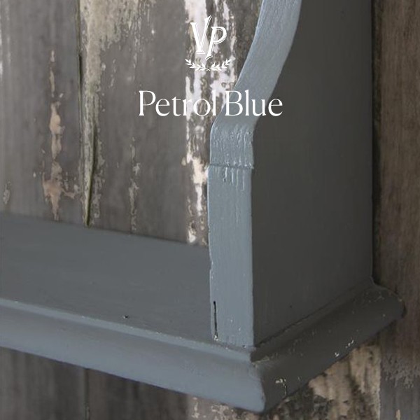 Peinture à la craie Vintage Paint Petrol Blue Meuble bois décoration