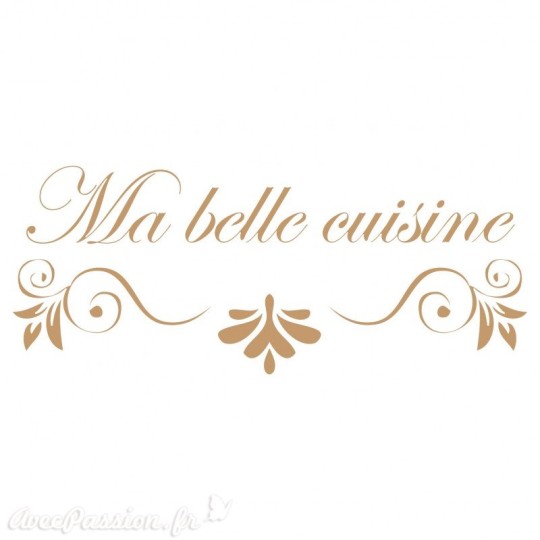Pochoir décoratif MYA Text 016 Ma Belle Cuisine M