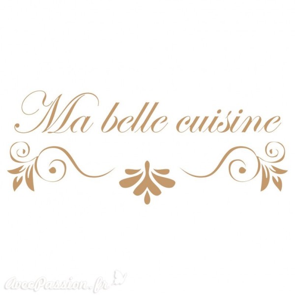 Pochoir décoratif MYA Text 016 Ma Belle Cuisine L