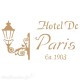 Pochoir décoratif Vintage 027 Hotel Paris S
