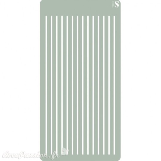 Pochoir décoratif MYA Scrapbooking 085 Stipes XL