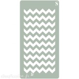 Pochoir décoratif Fond Chevron - 01318 - 20x40cm - 16x34cm