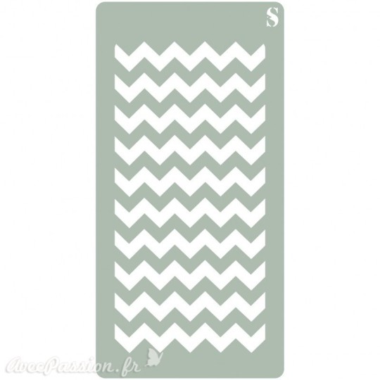 Pochoir décoratif MYA Scrapbooking 031 Chevron L