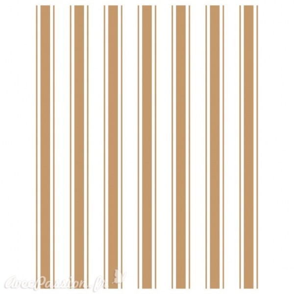 Pochoir décoratif MYA Background 009 Wide and Thin Stripes L 40 x 60 cm - Design is 30,4 x 45,4 cm