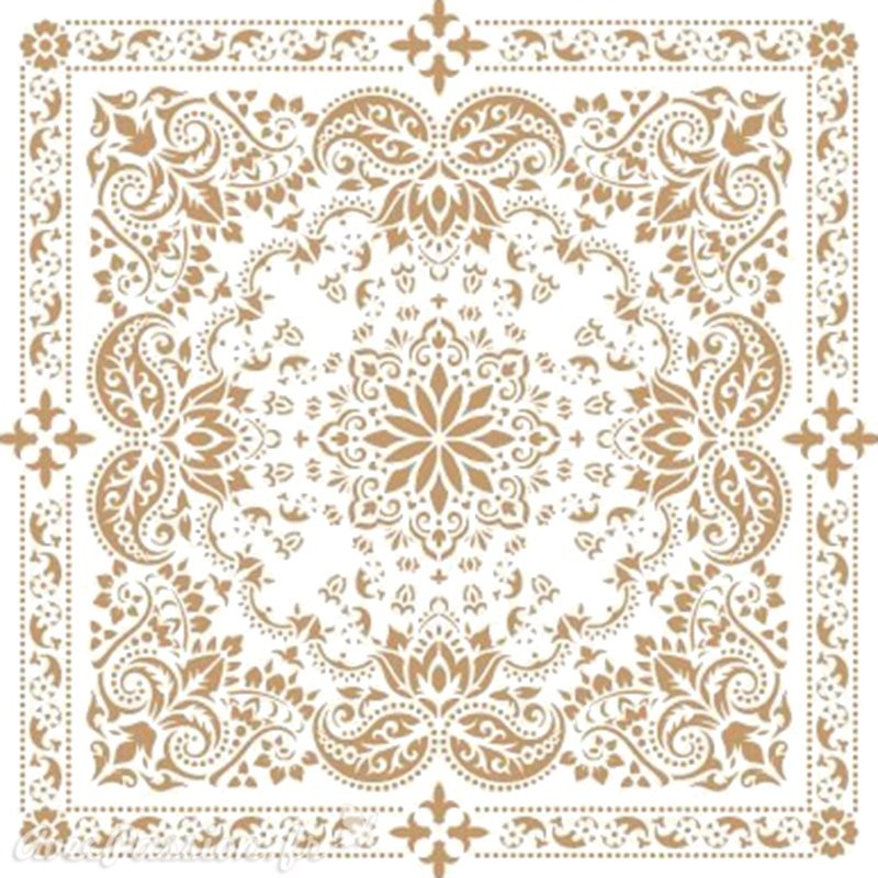 Pochoir décoratif Damask damassé 089 L