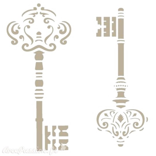 Pochoir décoratif MYA Mini Figure 099 Keys S