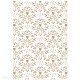 Pochoir décoratif Fond Damask Mya 124M 30 x 45 cm - 25,5 x 39 cm