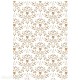 Pochoir décoratif Fond Damask Mya 124M 30 x 45 cm - 25,5 x 39 cm