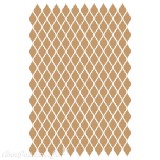 Pochoir décoratif Fond Losanges -02014- 30x45cm - 24,7x37,5cm