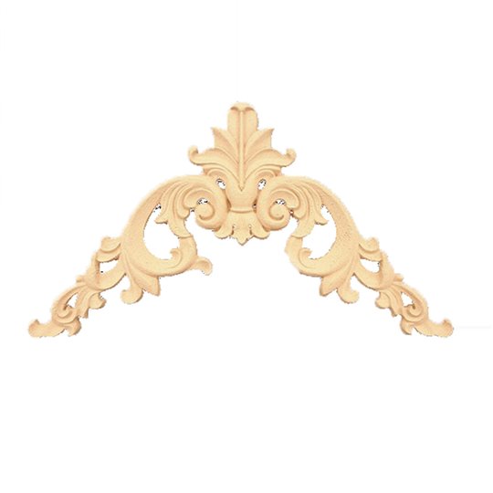 Moulure Woodubend Lot de deux frontons 27x14cms Moulure Woodubend Lot de deux frontons 27x14cms